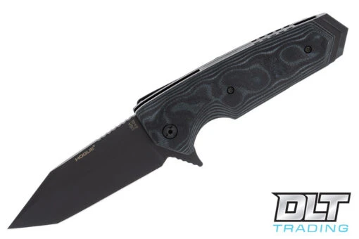 Hogue EX-02 Flipper Tanto - G-Mascus Black G-10 - Black Blade -Hogue Knife Shop hogue knives 2 610253 39700.1623435092
