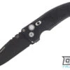Hogue EX-A03 Drop Point - Black Polymer - Black Blade