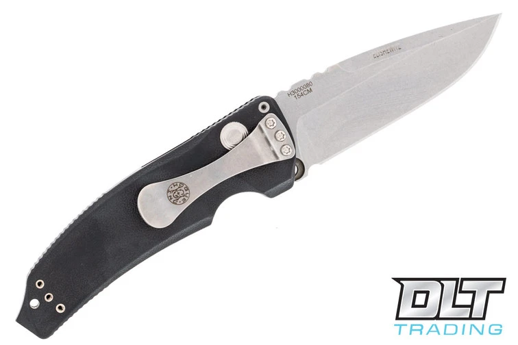 Hogue EX-A03 Drop Point - Black Polymer - Tumbled Blade 2 Hogue EX-A03 Drop Point - Black Polymer - Tumbled Blade - Image 2