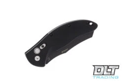 Hogue EX-A04 Wharncliffe - Black Aluminum - Black Blade -Hogue Knife Shop hogue knives 2 610287 48819.1623435101
