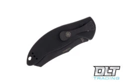 Hogue EX-A04 Wharncliffe - Black Aluminum - Black Blade -Hogue Knife Shop hogue knives 2 610288 60326.1623435101