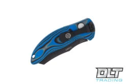 Hogue EX-A04 Wharncliffe - G-Mascus Blue Lava G-10 - Black Blade -Hogue Knife Shop hogue knives 2 610293 58102.1623435103
