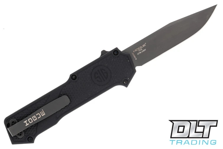 Hogue SIG Sauer Compound Tactical Clip Point - Black G-10 - Grey Blade 2 Hogue SIG Sauer Compound Tactical Clip Point - Black G-10 - Grey Blade - Image 2