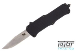 Hogue HK Mini Incursion Clip Point - Black Aluminum - Tumbled Blade