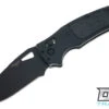 Hogue SIG K320 AXG Pro Drop Point - Black Aluminum - Black G-10 Inlay - Black Blade