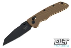 Hogue Deka Wharncliffe - FDE Polymer - Black MagnaCut Blade