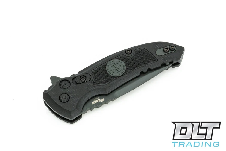 Hogue SIG X1 Microflip Drop Point - Black G-10 - Grey Blade 4 Hogue SIG X1 Microflip Drop Point - Black G-10 - Grey Blade - Image 4