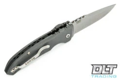 Hogue A01 Microswitch Drop Point - Grey Aluminum - Tumbled Blade -Hogue Knife Shop hogue knives 810218 51669.1628688457
