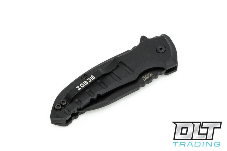 Hogue X1 Microflip Wharncliffe - Black Aluminum - Black Blade 5 Hogue X1 Microflip Wharncliffe - Black Aluminum - Black Blade - Image 5