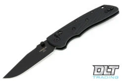 Hogue Deka Clip Point - Black G-10 - Black Blade