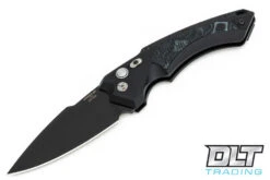 Hogue EX-A05 Spear Point - Black Aluminum - G-Mascus Black G-10 Inlay - Black Blade