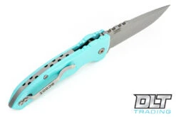Hogue A01 Microswitch Drop Point - Aquamarine Aluminum - Tumbled Blade 7 Hogue A01 Microswitch Drop Point - Aquamarine Aluminum - Tumbled Blade -Hogue Knife Shop hogue knives 810314 98774.1628688478