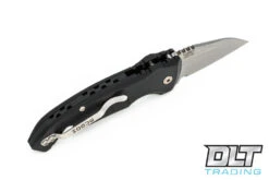 Hogue A01 Microswitch CA Wharncliffe - Black Aluminum - Tumbled Blade - Bottle Opener -Hogue Knife Shop hogue knives 810324 88230.1628688480