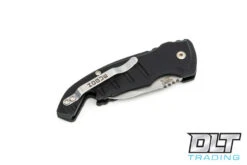 Hogue A01 Microswitch CA Wharncliffe - Black Aluminum - Tumbled Blade - Bottle Opener -Hogue Knife Shop hogue knives 810326 92701.1628688480