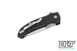 Hogue X1 Microflip Drop Point - Black Aluminum - Tumbled Blade -Hogue Knife Shop hogue knives 810331 15712.1628688481