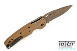 Hogue SIG K320A M17/M18 Drop Point - Coyote Tan Polymer - Partially Serrated - Coyote Ta… -Hogue Knife Shop hogue knives 810364 29660.1628688490