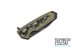 Hogue EX-02 Flipper Spear Point - G-Mascus Green G-10 - Black Blade -Hogue Knife Shop hogue knives 810408 21942.1628688500