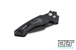 Hogue X5 Flipper 4" Spear Point - Black Aluminum - G-Mascus Black Inlay - Black Blade 9 Hogue X5 Flipper 4" Spear Point - Black Aluminum - G-Mascus Black Inlay - Black Blade -Hogue Knife Shop hogue knives 810429 47885.1628688505