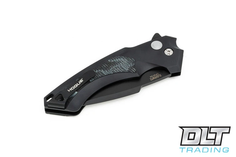 Hogue X5 Flipper 4" Spear Point - Black Aluminum - G-Mascus Black Inlay - Black Blade 5 Hogue X5 Flipper 4" Spear Point - Black Aluminum - G-Mascus Black Inlay - Black Blade - Image 5