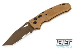 Hogue SIG K320A M17/M18 Tanto - Coyote Tan Polymer - Partially Serrated - Coyote Tan Bla…