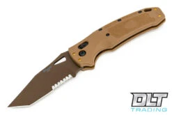 Hogue SIG K320 M17/M18 Tanto - Coyote Tan Polymer - Partially Serrated - Coyote Tan Blad…