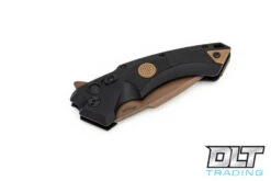 Hogue SIG X5 Flipper 3.5" Spear Point - Black Aluminum - Black G-10 Inlay - FDE Blade -Hogue Knife Shop hogue knives 810497 91452.1628688520