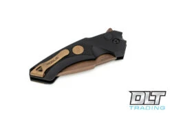 Hogue SIG X5 Flipper 3.5" Spear Point - Black Aluminum - Black G-10 Inlay - FDE Blade -Hogue Knife Shop hogue knives 810498 02549.1628688520