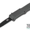 Hogue HK Mini Incursion Clip Point - Grey Aluminum - Black Blade