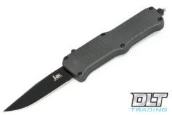 Hogue HK Mini Incursion Clip Point - Grey Aluminum - Black Blade