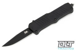 Hogue HK Mini Incursion Clip Point - Black Aluminum - Black Blade