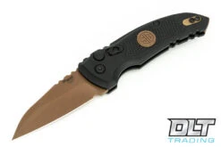 Hogue SIG A01 Microswitch Emperor Scorpion Wharncliffe - Black G-10 - FDE Blade