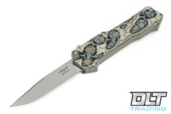 Hogue Compound Clip Point - G-Mascus Dark Earth G-10 - Tumbled Blade