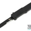 Hogue HK Hadron Tanto - Black Aluminum - Partially Serrated - Black Blade