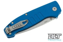 Hogue Ballista - Blue Aluminum Matte - Tumbled - Drop Point -Hogue Knife Shop hogue knives 83025 27202.1661954632