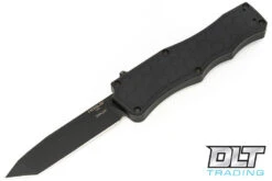 Hogue Exploit Tanto Night Fision - Black Aluminum - Black Blade