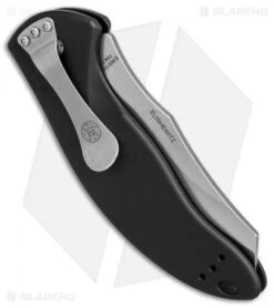Hogue Knives EX-A04 Wharncliffe Automatic Knife Black (4" Tumbled) 34406 -Hogue Knife Shop hogue knives EX A04 wharncliffe black 34406 BHQ 37969 er side