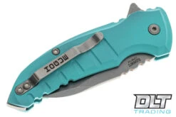 Hogue X1 Microflip Wharncliffe - Aquamarine Aluminum - Tumbled Blade 7 Hogue X1 Microflip Wharncliffe - Aquamarine Aluminum - Tumbled Blade -Hogue Knife Shop hogue photos 621232 59531.1655848864