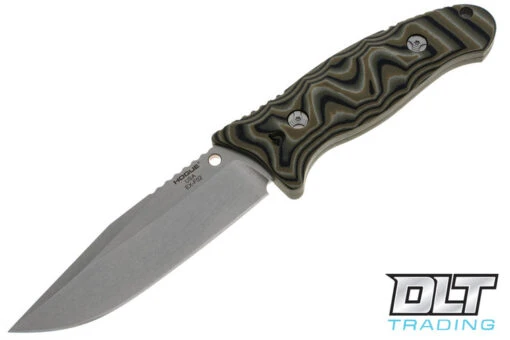Hogue EX-F02 Clip Point - G-Mascus Green G-10 - Tumbled Blade -Hogue Knife Shop hogue photos 621241 32205.1655848867